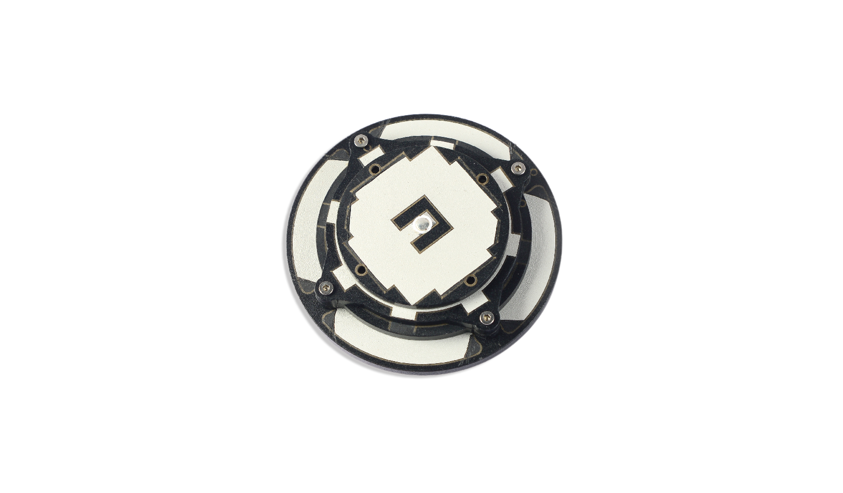 Miniaturized multi band stacked antenna